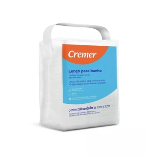 Lenço Para Banho C/100un Cremer em Oferta na Shopee