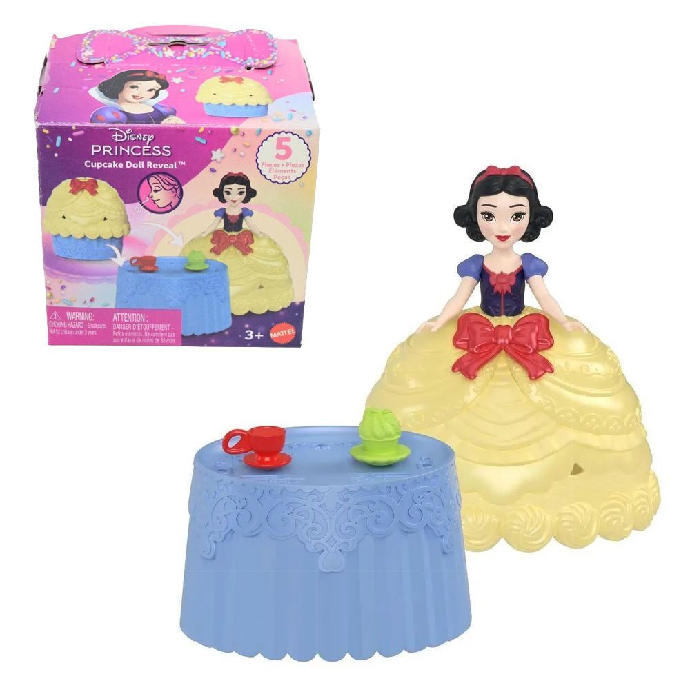Mini Boneca Disney Princesas Cupcake JFN23 - Branca de Neve | Shopee Brasil