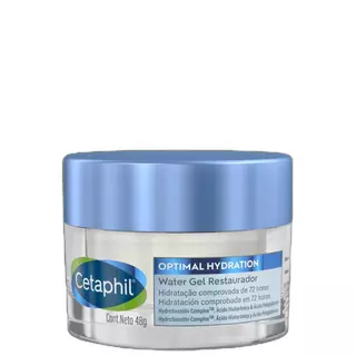 Cetaphil Optimal Hydration com Ácido Hialurônico - Water Gel Hidratante Facial 48g em Oferta na Shopee