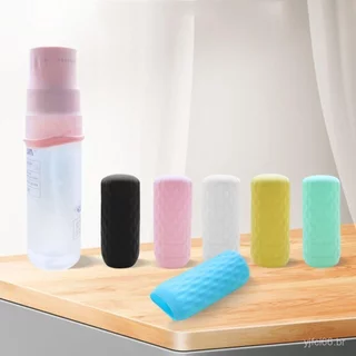 3PCS Tampas de Garrafa de Silicone, Recipientes de Viagem Elásticos à Prova de Vazamento