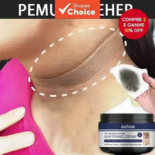 Creme Clareador para Pele | Creme de Clareamento Suave para Branqueamento da Pele | Creme Iluminador para Antebraço, em Oferta na Shopee