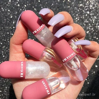 Lip Gloss Cápsulas Óleo de Ameixa Brilho Batom Feminino Balm Maquiagem Tint Cosméticos TOGV em Oferta na Shopee