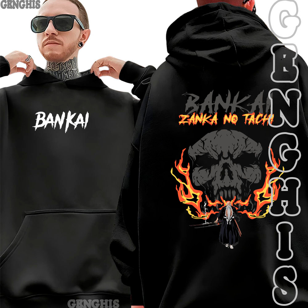 Moletom Blusa De Frio Yamamoto Zanka no Tachi Bleach Manga Anime ...