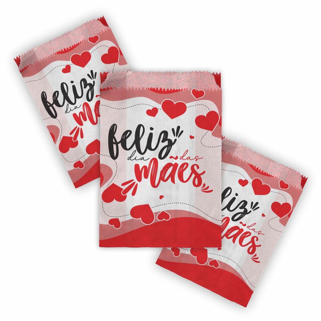 Saco Lembrancinha Presentinho Feliz Dia Das Mães - 25 Unidades em Oferta na Shopee