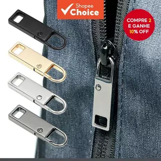 4pcs Puxador De Zíper Destacável , Zipper De Substituição Multicolor Accs Para Jeans & Backpack , Ferramentas De Costura em Oferta na Shopee