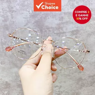 Retro Anti Luz Azul Óculos Moda Estilo Coreano De Computador Para Homens Mulheres Ouro Rosa em Oferta na Shopee