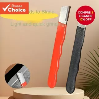Afiador Profissional de Facas Aço Tungstênio Pedra Diamantada Cabo Antiderrapante Eficiência Afiação Rápida em Oferta na Shopee