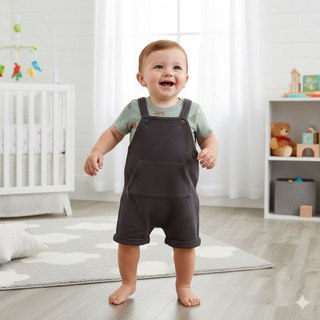 JARDINEIRA CARTER'S MENINO CACHORRINHOS em Oferta na Shopee