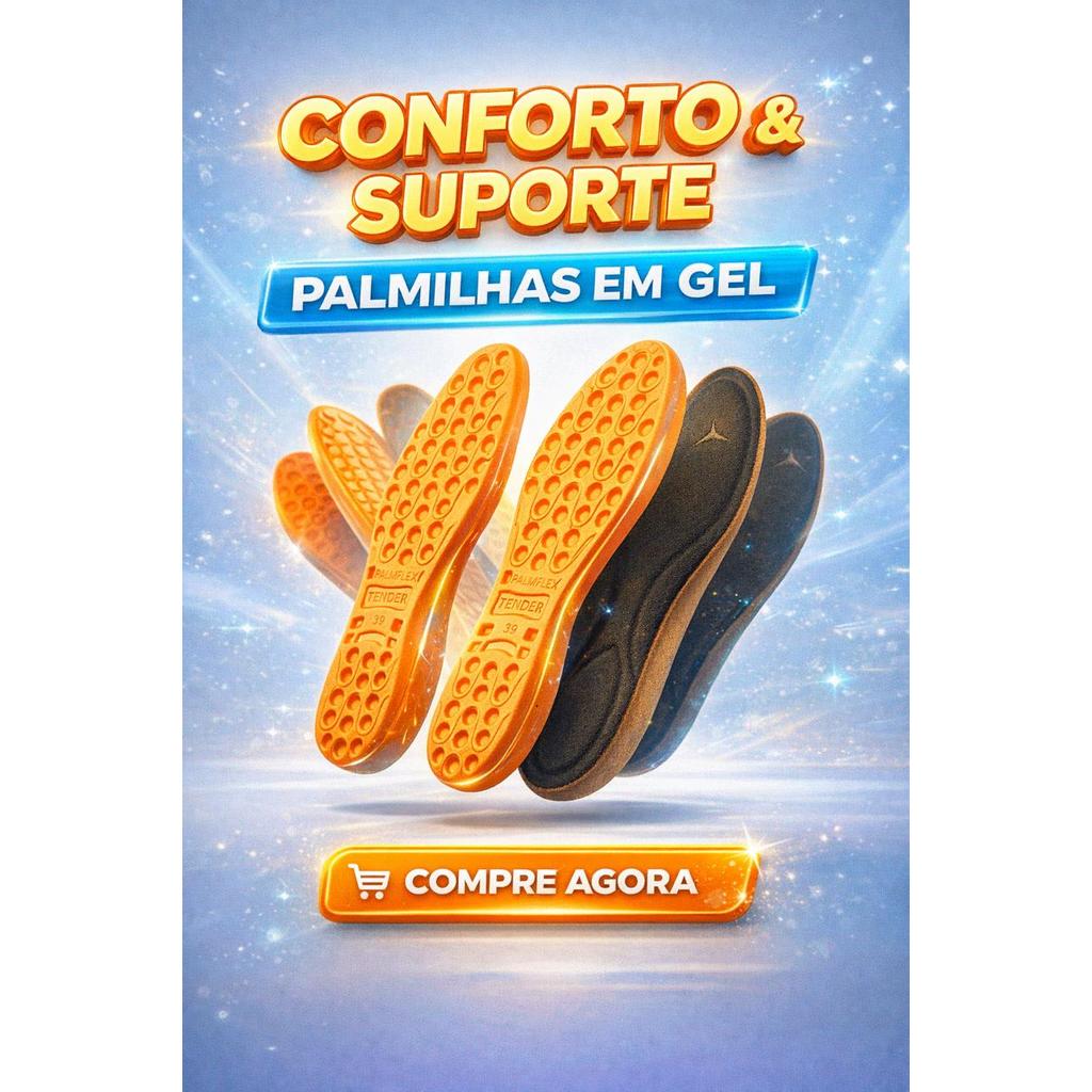 Palmilha Ortopédica em Gel Fascite Plantar Dor no Calcanhar | Conforto ...