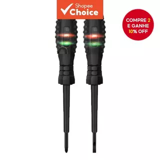 Caneta De Teste De Tensão Digital De Duas Peças-Detector De Indução Sem Contato AC 200-500V Com Chave De Fenda Magnética em Oferta na Shopee