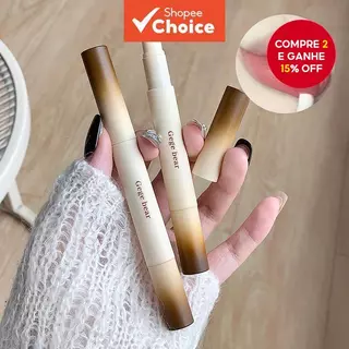 Gege Bear Velvet Mist Lip Powder Creme Veludo Fosco Pseudo-Branco Matte Face Batom em Oferta na Shopee