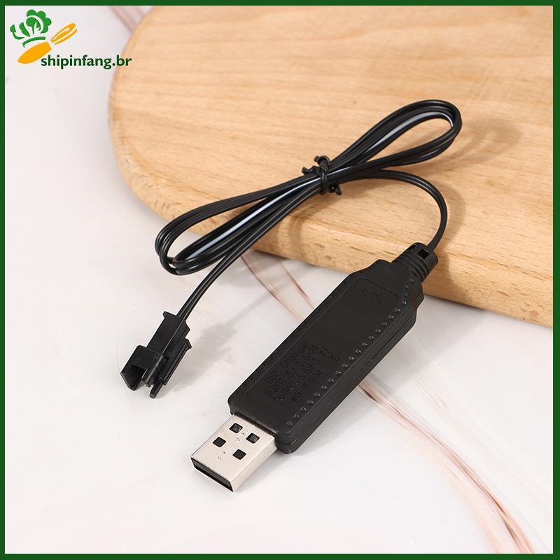 Set De 3 Cables De Carga USB – Conectores SM-2P De 3.7V Y XH-3P De 7.4V – Con Indicador LED – Compatible Con Coches RC, Drones, Pistolas De Gel Y Burbujas