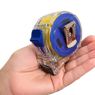 🛠️ Trena Métrica Transparente NAVY+ PRO – 5m x 25mm