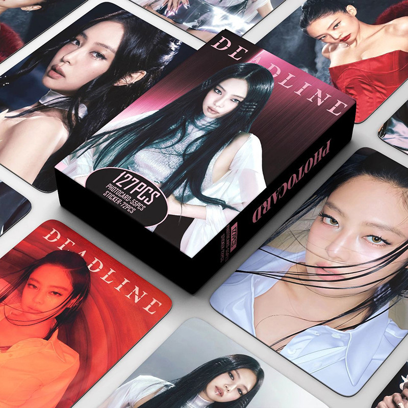 127 Pçs/Caixa BLACKPINK JENNIE Photocard DEADLINE Álbum KPOP LOMO