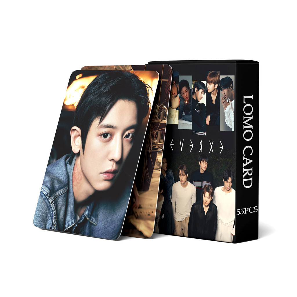 55pcs/box EXO Photocards REVERXE KPOP LOMO Card | Shopee Brasil