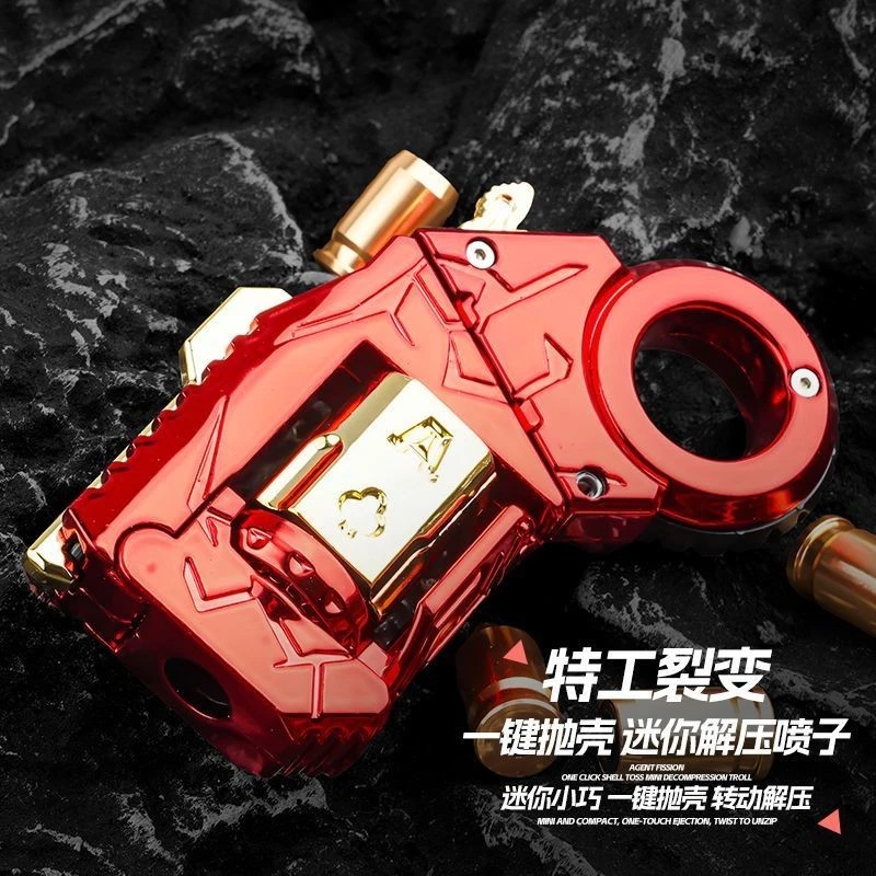 Metalsmith liga agente fraturado lançamento jogando escudo macio bala brinquedos crianças edc descompressão masculino br