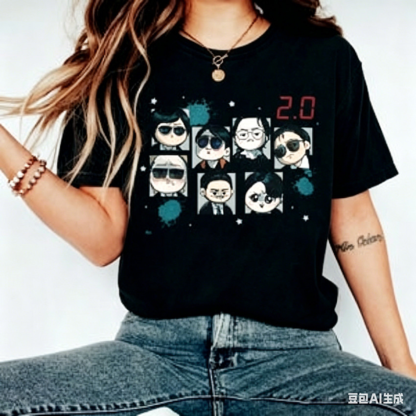 Camiseta Masculina Feminina Oversized Estampa BTS Arirang 2.0
