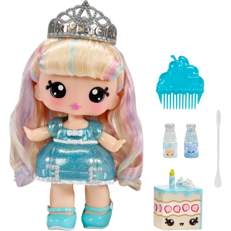 Boneca Grande Yummiland e Brilho Labial Num Nom Pet Piper Peach e