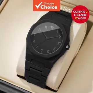 Relógio de Pulso Masculino de Quartzo com Pulseira de Plástico Casual para Negócios, Moda (Sem Caixa) em Oferta na Shopee