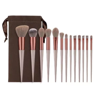 ANA 1108 Conjunto com 13 unidades Pincéis De Maquiagem Contorno Kabuki Profissional ANA 1108 Conjunto com 13 unidades Pincéis De Maquiagem Contorno Kabuki Profissional
