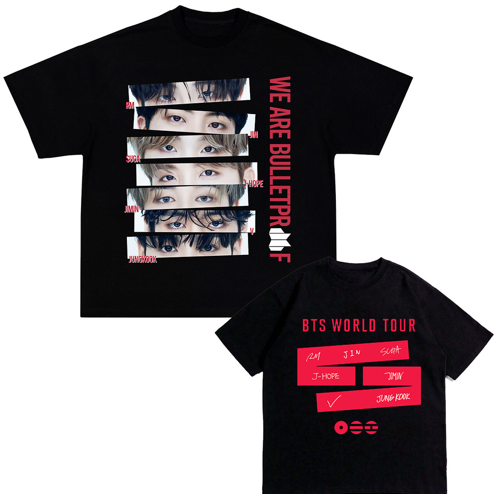 Camiseta Masculina Feminina BTS We Are Bulletproof Olhos dos