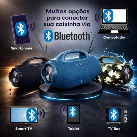 Lançamento Boombox 4 35CM 80W Ou 25CM 40W Bluetooth De Som Pen Drive Aux Rádio SD