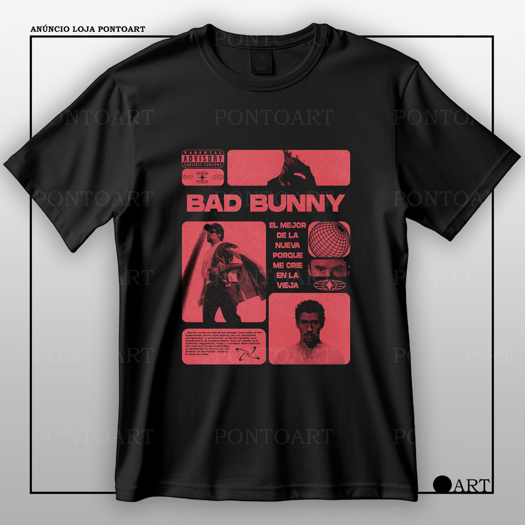 Camiseta Bad Bunny Jersey em Promoção na Shopee Brasil 2026