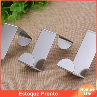 COD】 Gancho Em Aço Inoxidável, Gancho Tipo Z, Gancho Plano, Para Gaveta De Mesa De Escritório, Divisória, Porta De