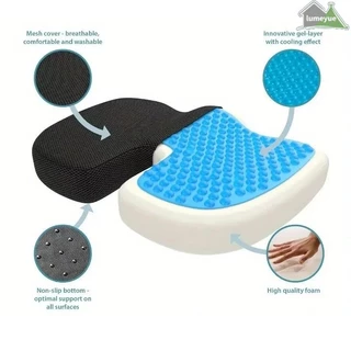 Almofada Assento Em Gel De Espuma De Memória Ortopédica Anti-Escara Coccyx Ortopédica Alívio Da Dor