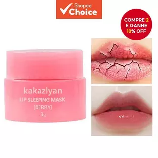 Fit Colors Máscara para Lábios Adormecidos com Extrato Natural de Fruta Hidratante 3g em Oferta na Shopee