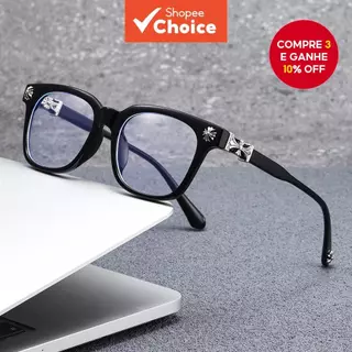 Óculos Anti-Luz Azul Para Homens E Mulheres , Armação De Caixa , Ópticos Clássicos Sem Prescrição