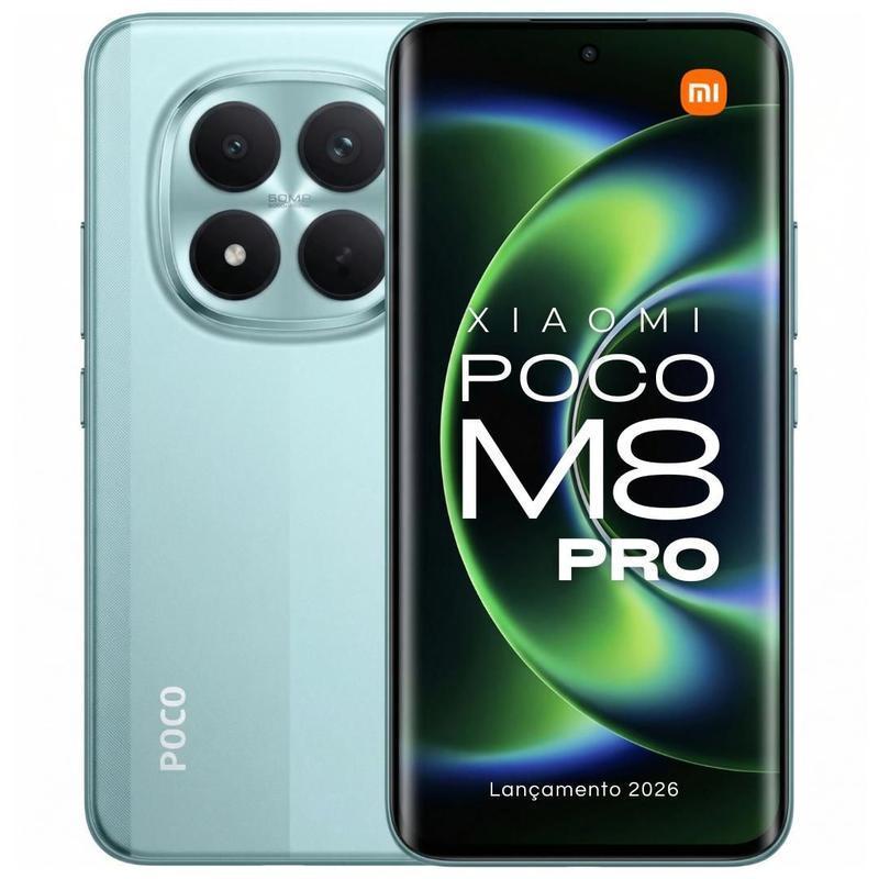 Celular POCO M8 Pro 5G 256GB ou 512GB AMOLED 120Hz Snapdragon 7s