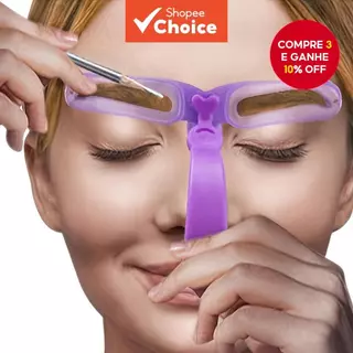 Estêncil De Sobrancelha Reutilizável E Carimbo De 8 Em 1 Conjunto , Modelo De Maquiagem De Beleza Para Modelar , Ferrame em Oferta na Shopee