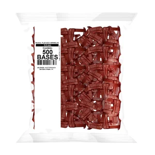 Espaçador Nivelador Pratik Flex Eco 3,0mm Vermelho - Embalagem com 500 Unidades em Oferta na Shopee