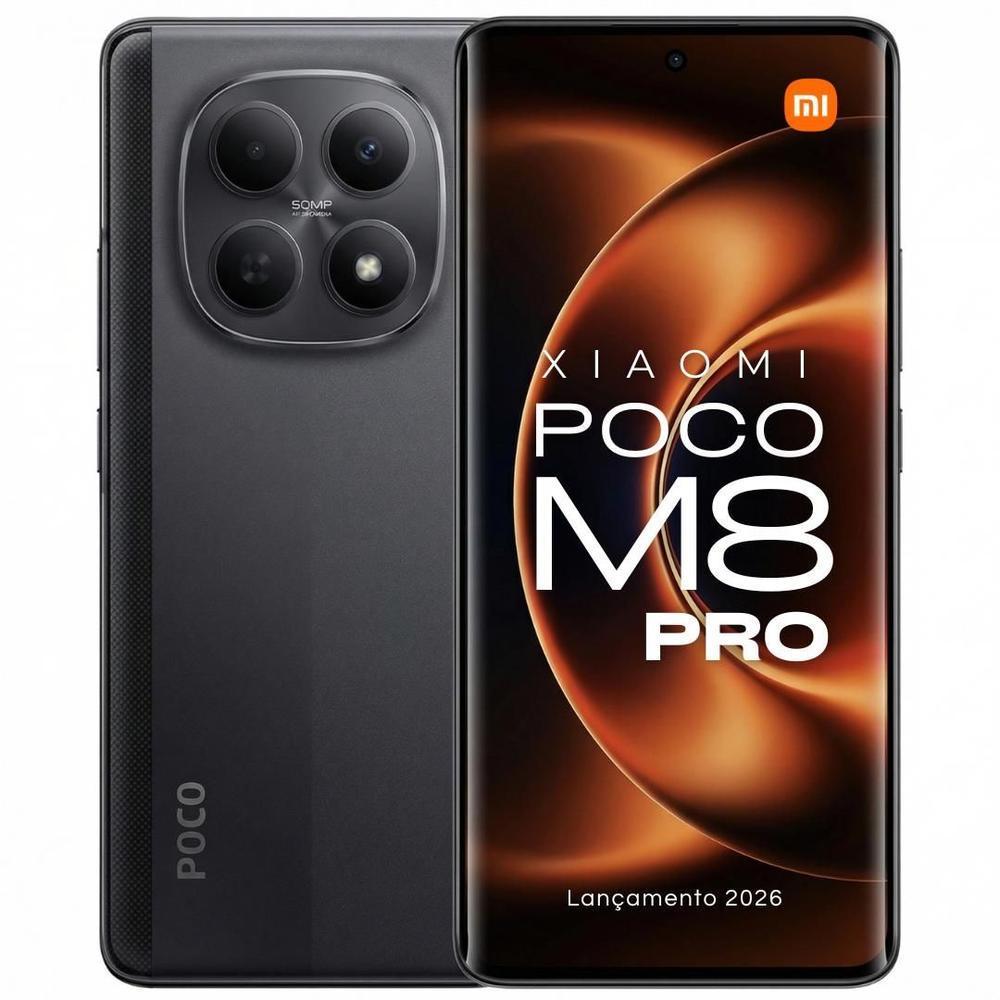 Celular POCO M8 Pro 5G 256GB ou 512GB AMOLED 120Hz Snapdragon 7s