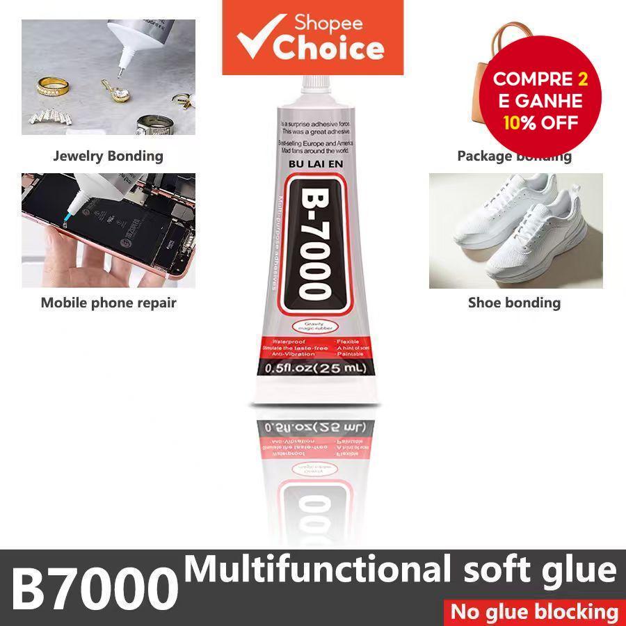 Cola B7000 (25ml)-Adesivo Universal De Alta Viscosidade Para Reparo De Telefone , Fixação De Strass/Gema , Eletrônica , 
