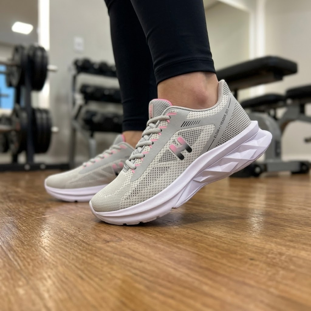 View product: Tênis Feminino Corrida Run Esportivo Caminhada Casual Academia Treino Fitness Crossfit Leve Premium Respirável Ultra