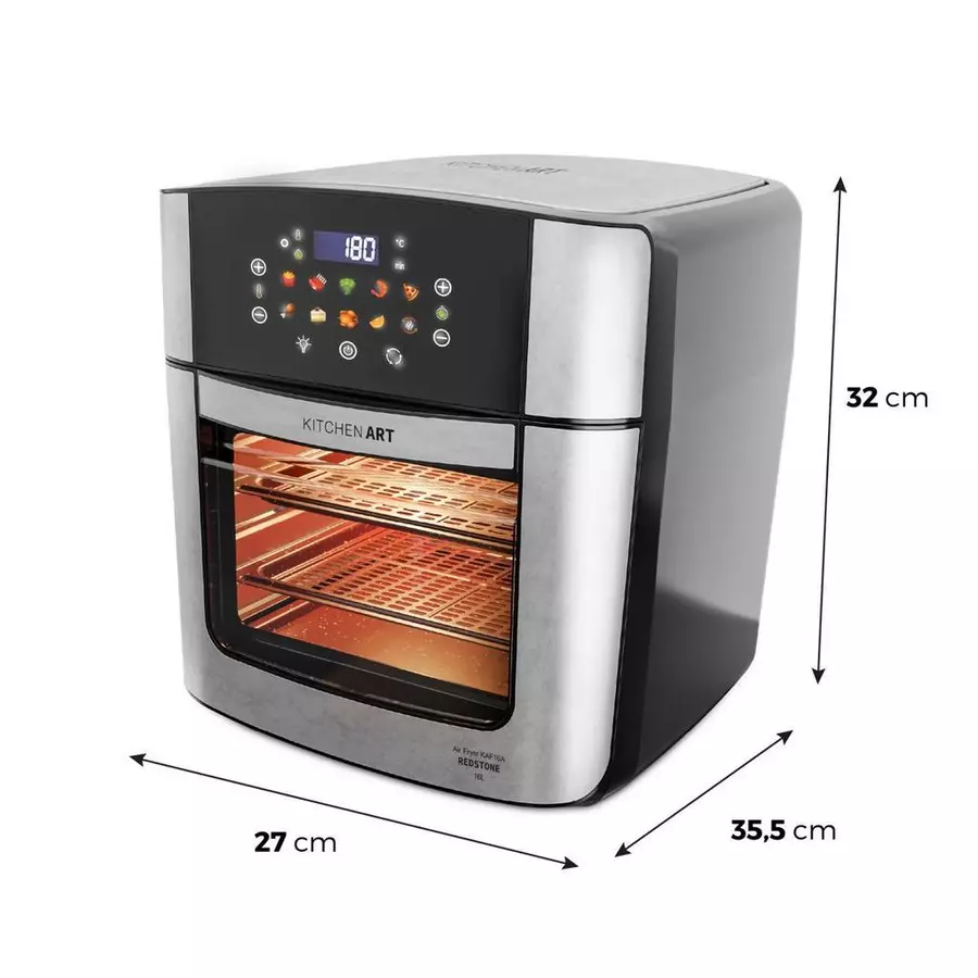 Air Fryer Oven Kitchen Art KAF16A 16L 4 em 1 com Espeto Rotisserie 1700W - foto 7