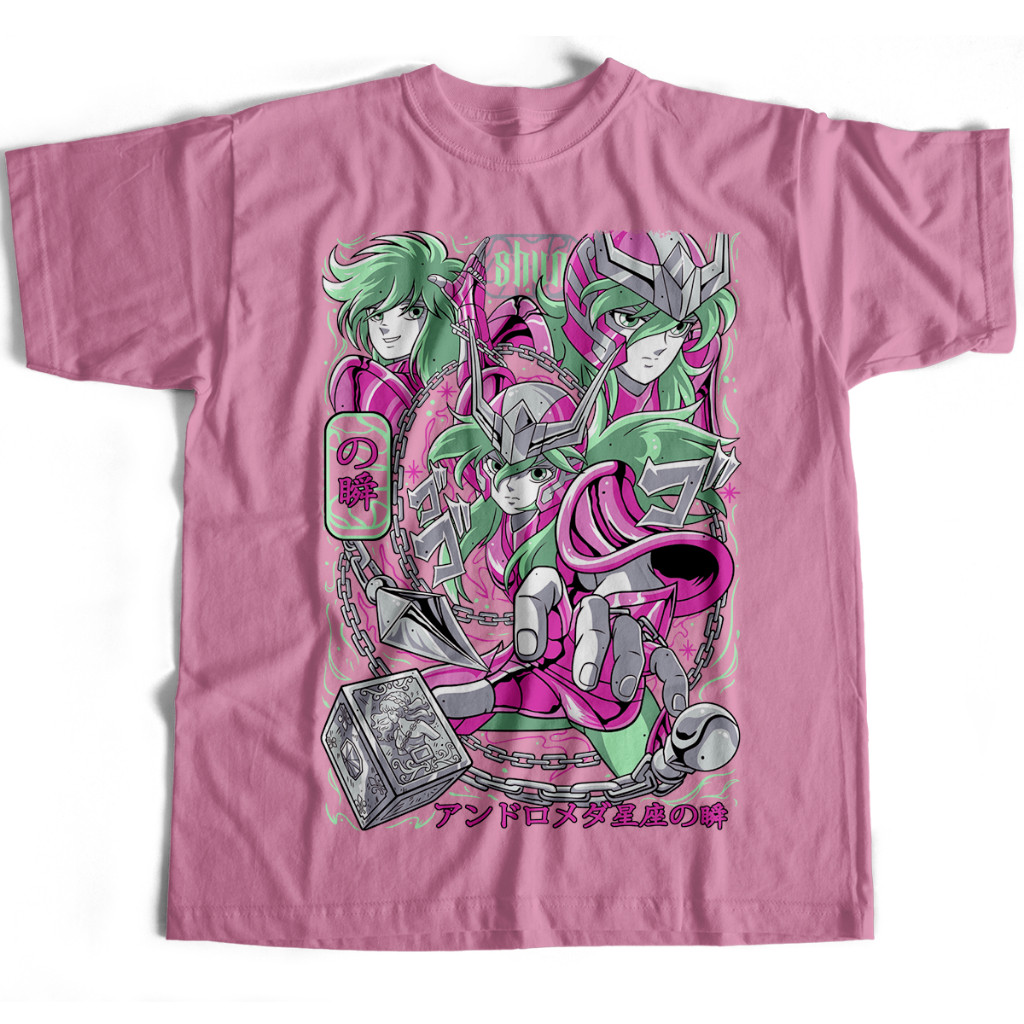 Camiseta Básica Shun de Andromeda V3 Cavaleiros do Zodiaco CDZ