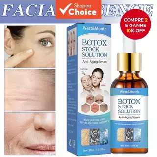 Soro Facial Antirrugas Avançado Compre 1 Ganhe 1 Grátis-Fórmula De Alta Concentração De 30ml | Suaviza Linhas Finas , Au em Oferta na Shopee