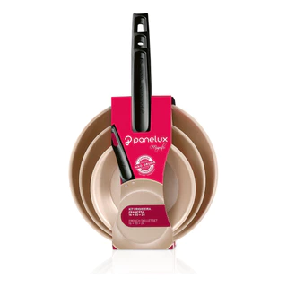 Kit 3 Frigideiras Francesa Alumínio 16+20+24cm Magnific Cereja em Oferta na Shopee