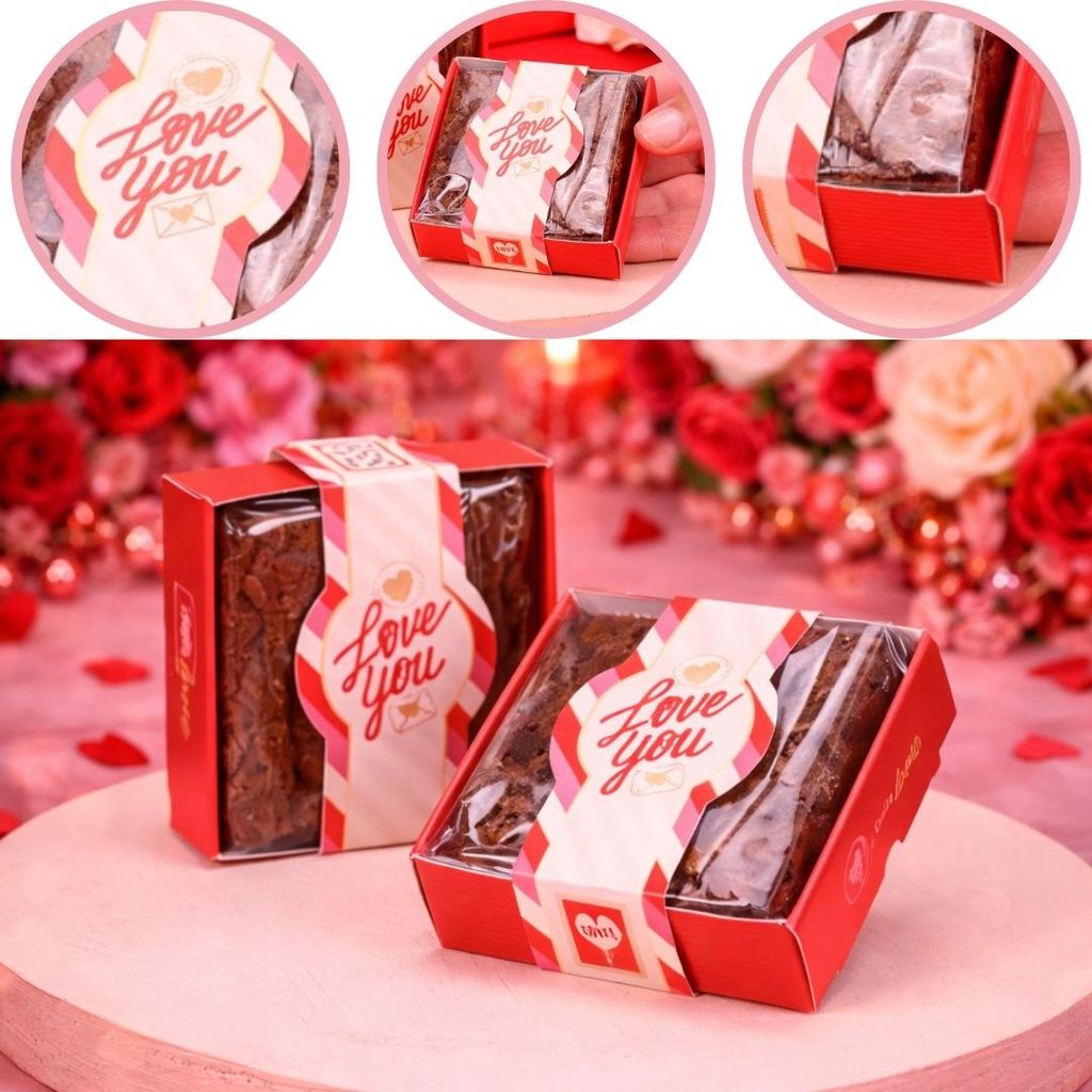 25 CAIXA PARA BROWNIE LOVE YOU 4941 ( DIA DOS NAMORADOS JANG