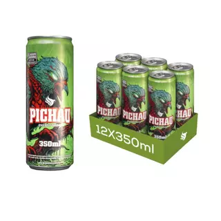 Pack Energetico Pichau Maça Verde, 350ml, Com Açúcar, Com 12 unidades em Oferta na Shopee