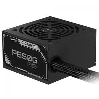 Fonte Gigabyte GP-P650G PG5, 650W, 80 Plus Gold, PFC Ativo, PCIe 5.1, ATX 3.1, Preta