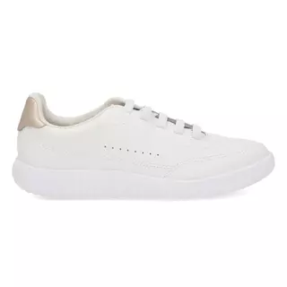 Tênis Usaflex Feminino Couro Cadarço Elástico Casual AN08003 em Oferta na Shopee