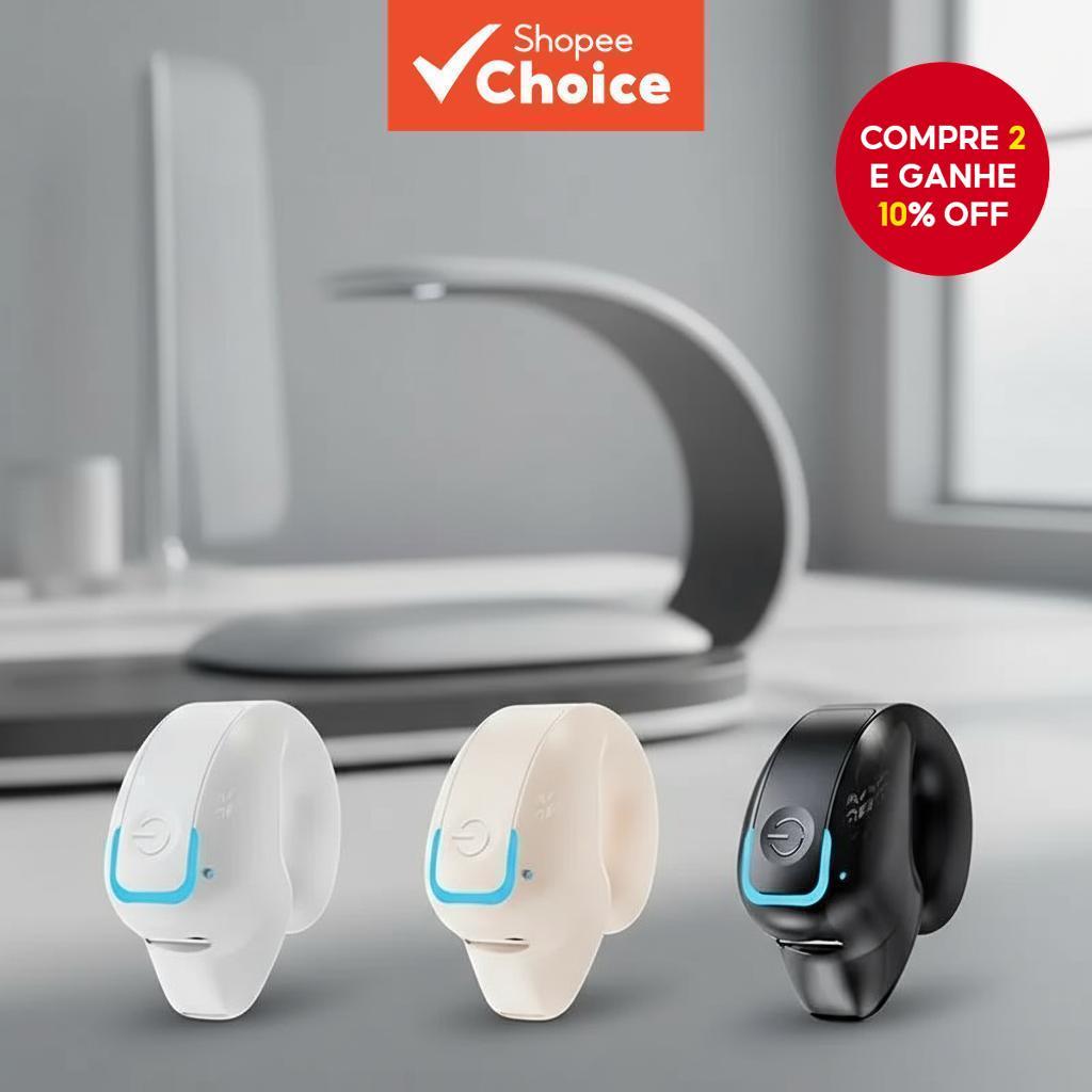 GD28 Fones de Ouvido Bluetooth com Presilha de Orelha com Microfone ...