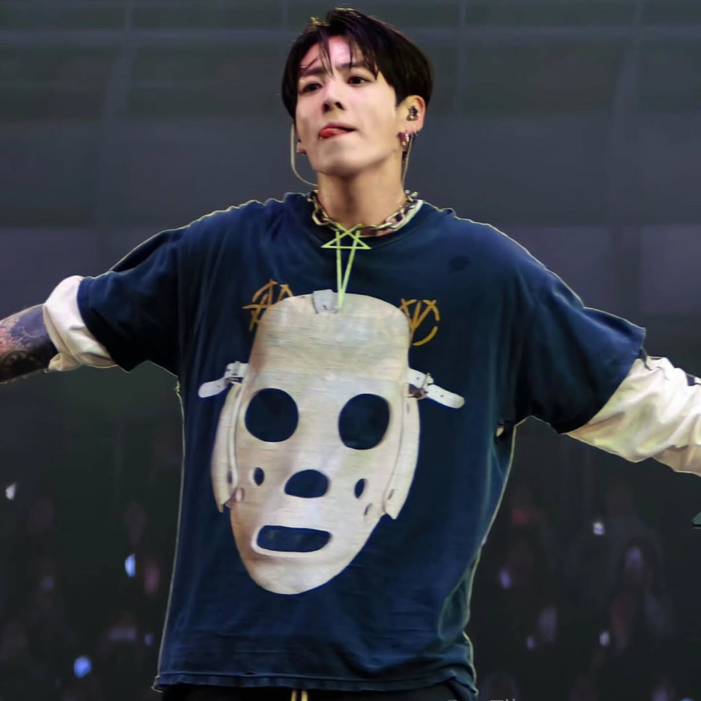 2026 BANGTAN ARIRANG WORLD TOUR JUNGKOOK Mesma Camiseta De Algodão