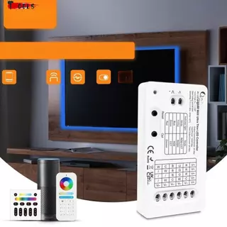 Para ZIGBEE 3.0 5 Em 1 Controlador LED Inteligente Controle De Voz Do RGBCCT