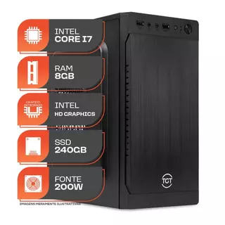 Computador Home Essential S, Intel Core i7, 8GB DE RAM, SSD 240GB em Oferta na Shopee