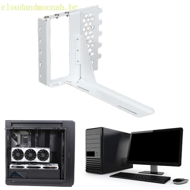 Suporte Vertical Para GPU Força CLO Design Metal Reforçado Compatibilidade Dois Slots PC